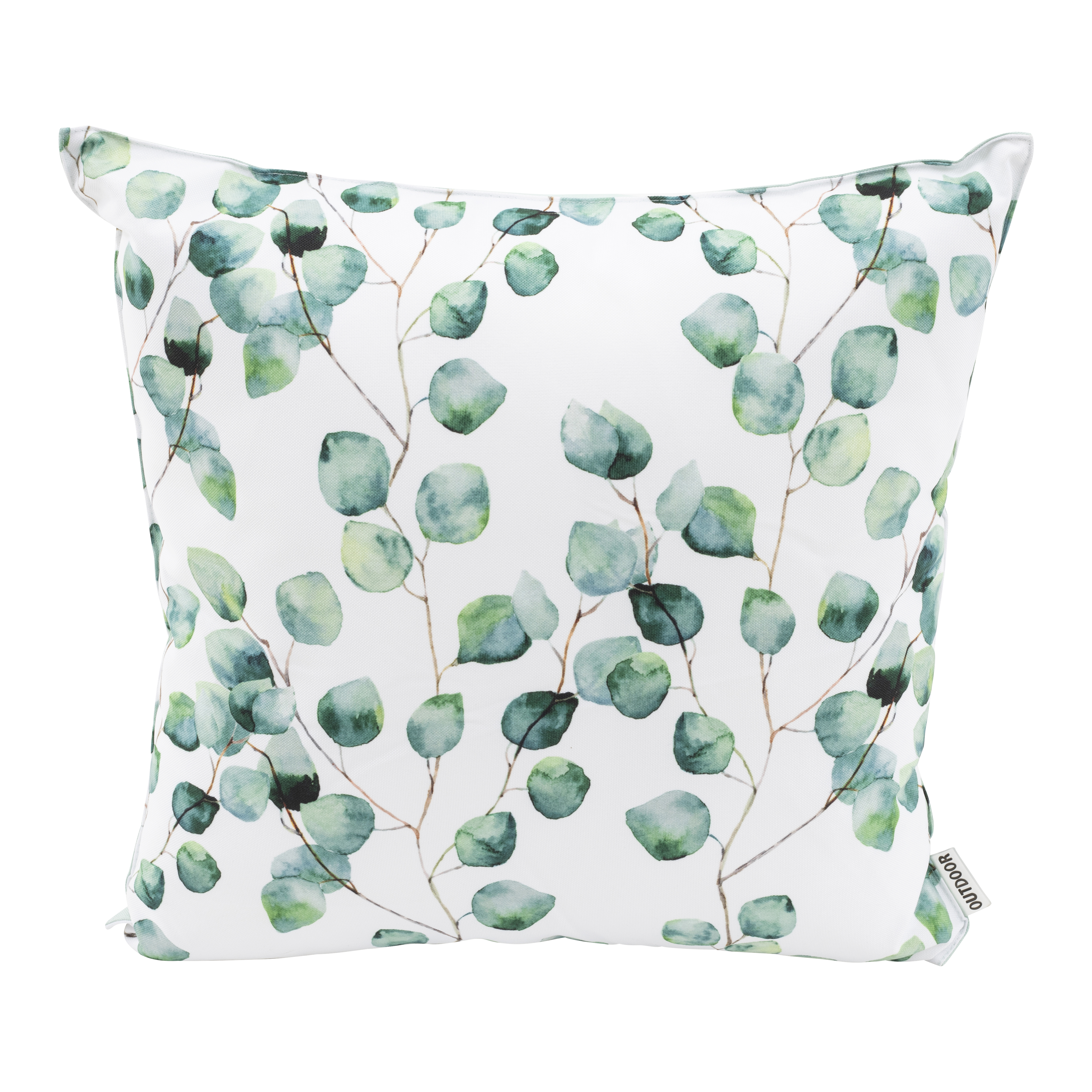 Outdoor-Kissen Eucalyptus White Green 45x45cm
